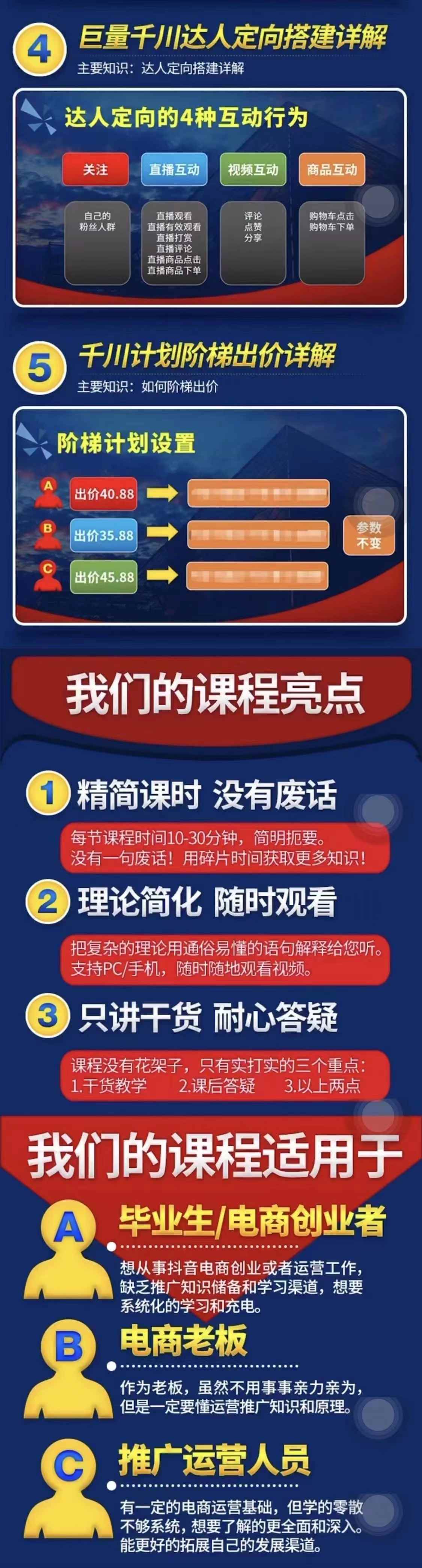 图片[4]-（2958期）铁甲有好招·巨量千川进阶课，零基础到精通，没有废话，实操落地