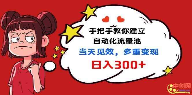 （1034期）手把手教你建立自动化流量池，当天见效，多重变现日入300+