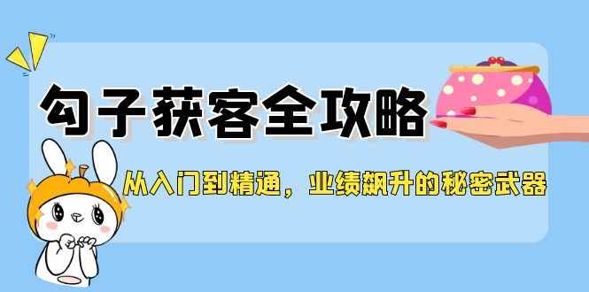 （12247期）从入门到精通，勾子获客全攻略，业绩飙升的秘密武器-万项网