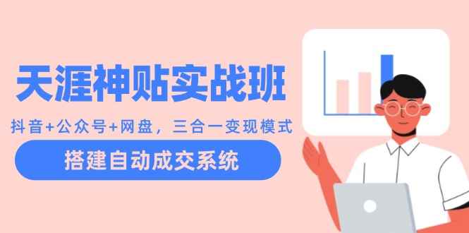 （12534期）天涯神贴实战班：抖音+公众号+网盘，三合一变现模式，搭建自动成交系统-万项网