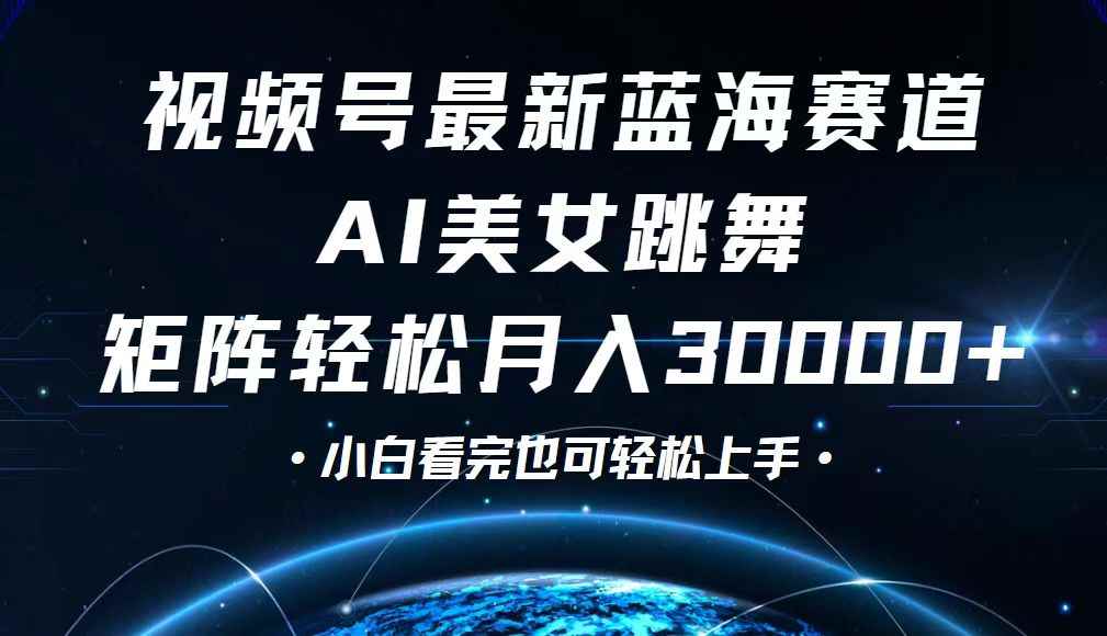 （12594期）视频号最新蓝海赛道，小白也能轻松月入30000+-万项网